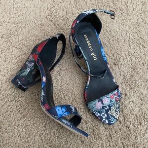 Brand New, Never Worn Madden Girl Floral Heels